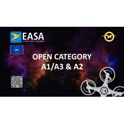 Δίπλωμα χειριστή Drone Α1/Α3 & A2 Open Category κατά EASA